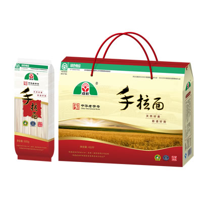 河套牌手拉面 礼盒500g*8把
