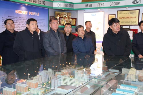 杭后政府考察团参观考察恒丰集团