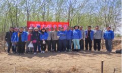 恒丰集团组织人员参加义务植树活动